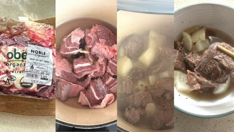 Winter Comfort: Braised Beef Cheek with Chinese White Radish