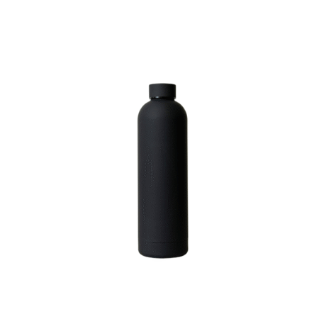 Promotional 750ml Allegra Vacuum Inslated Black Bottle