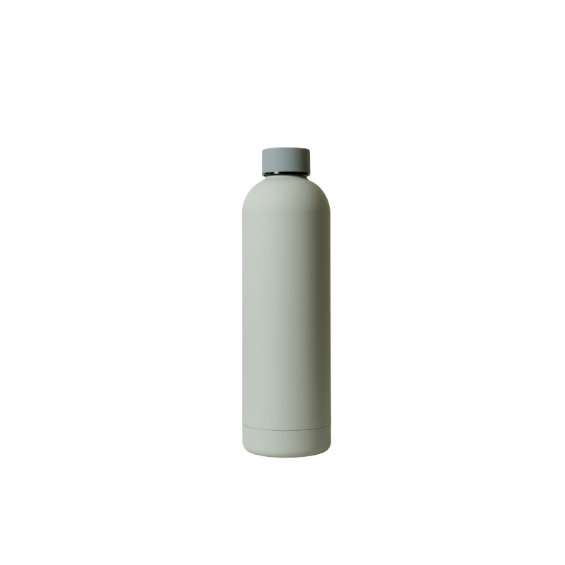 grey Promotional 750ml Allegra Vacuum Inslated Grey Bottle